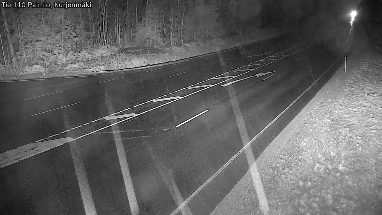 Weather Camera Image Väg 110 Paimio, Kurjenmäki, Paimio, Varsinais-Suomi