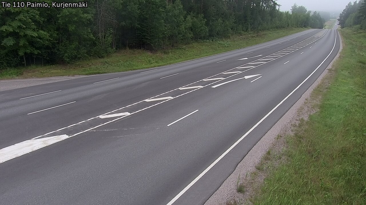 Weather Camera Image Road 110 Paimio, Kurjenmäki, Paimio, Varsinais-Suomi
