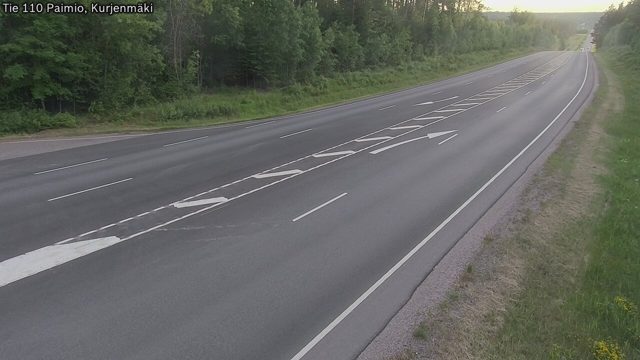 Kelikamerat Kuva Tie 110 Paimio, Kurjenmäki, Paimio, Varsinais-Suomi