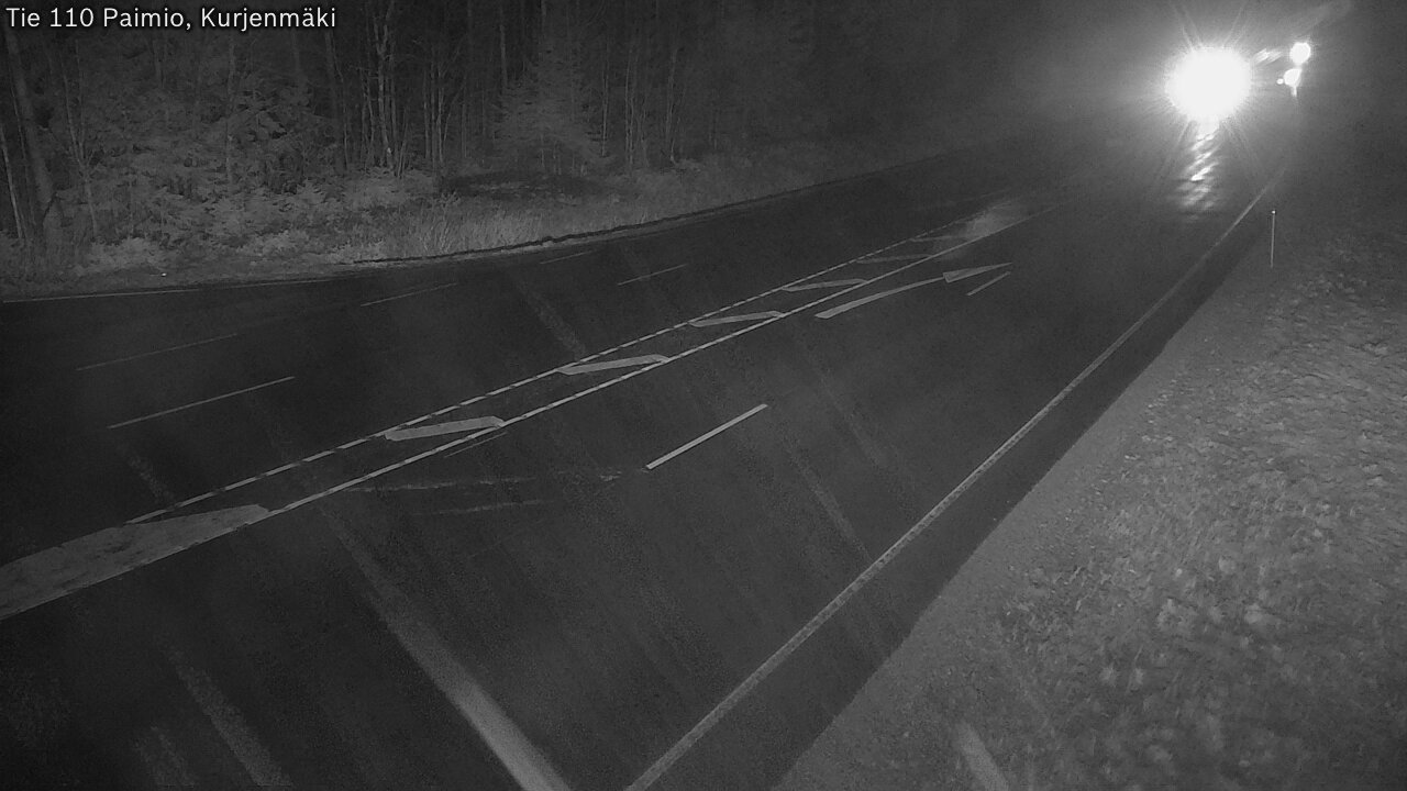 Weather Camera Image Väg 110 Paimio, Kurjenmäki, Paimio, Varsinais-Suomi