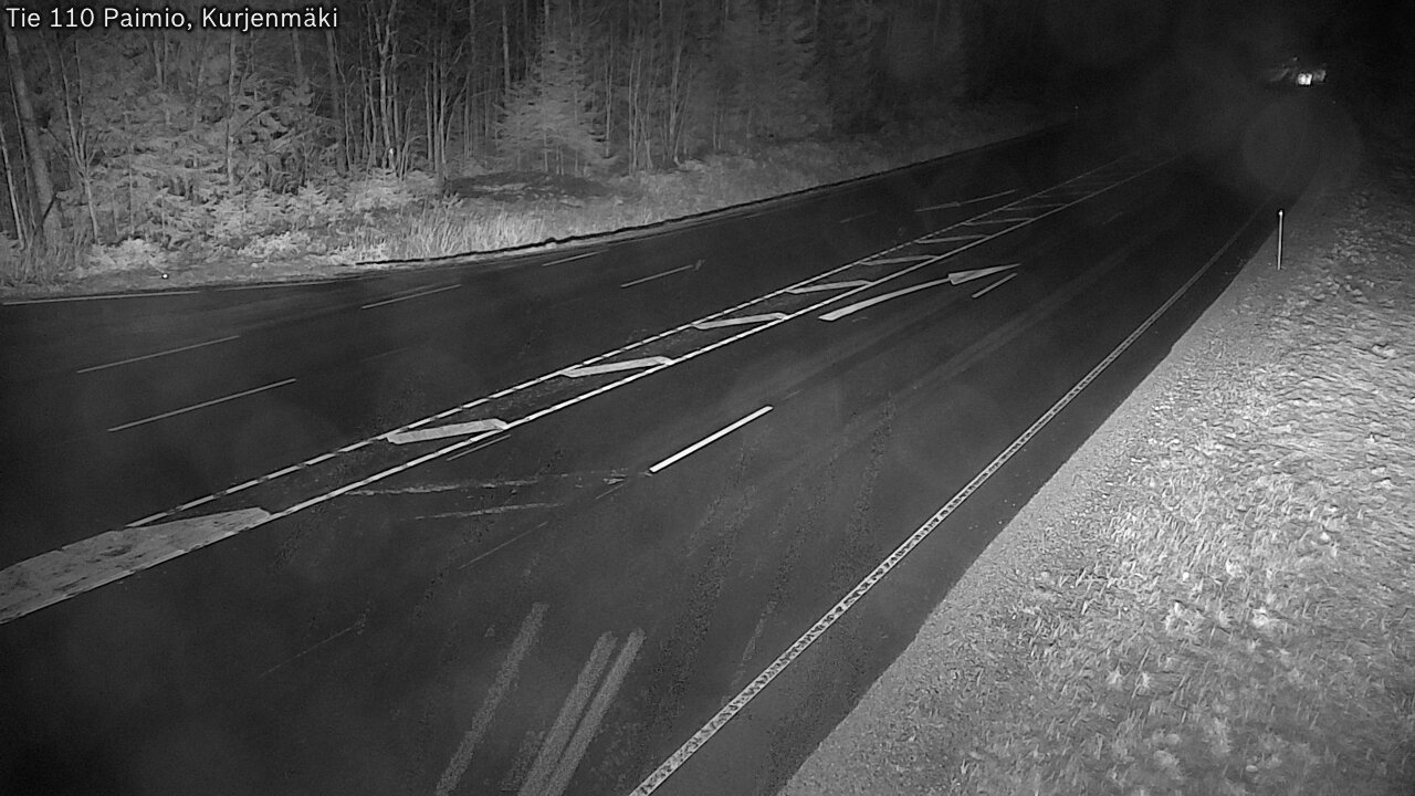 Weather Camera Image Väg 110 Paimio, Kurjenmäki, Paimio, Varsinais-Suomi