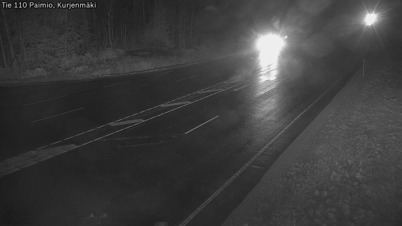 Weather Camera Image Väg 110 Paimio, Kurjenmäki, Paimio, Varsinais-Suomi