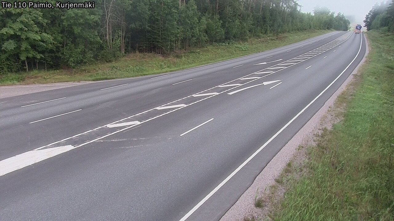 Weather Camera Image Väg 110 Paimio, Kurjenmäki, Paimio, Varsinais-Suomi