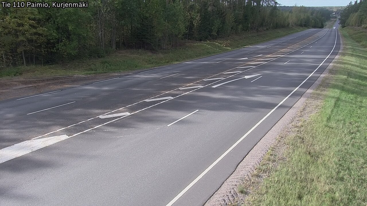 Weather Camera Image Väg 110 Paimio, Kurjenmäki, Paimio, Varsinais-Suomi
