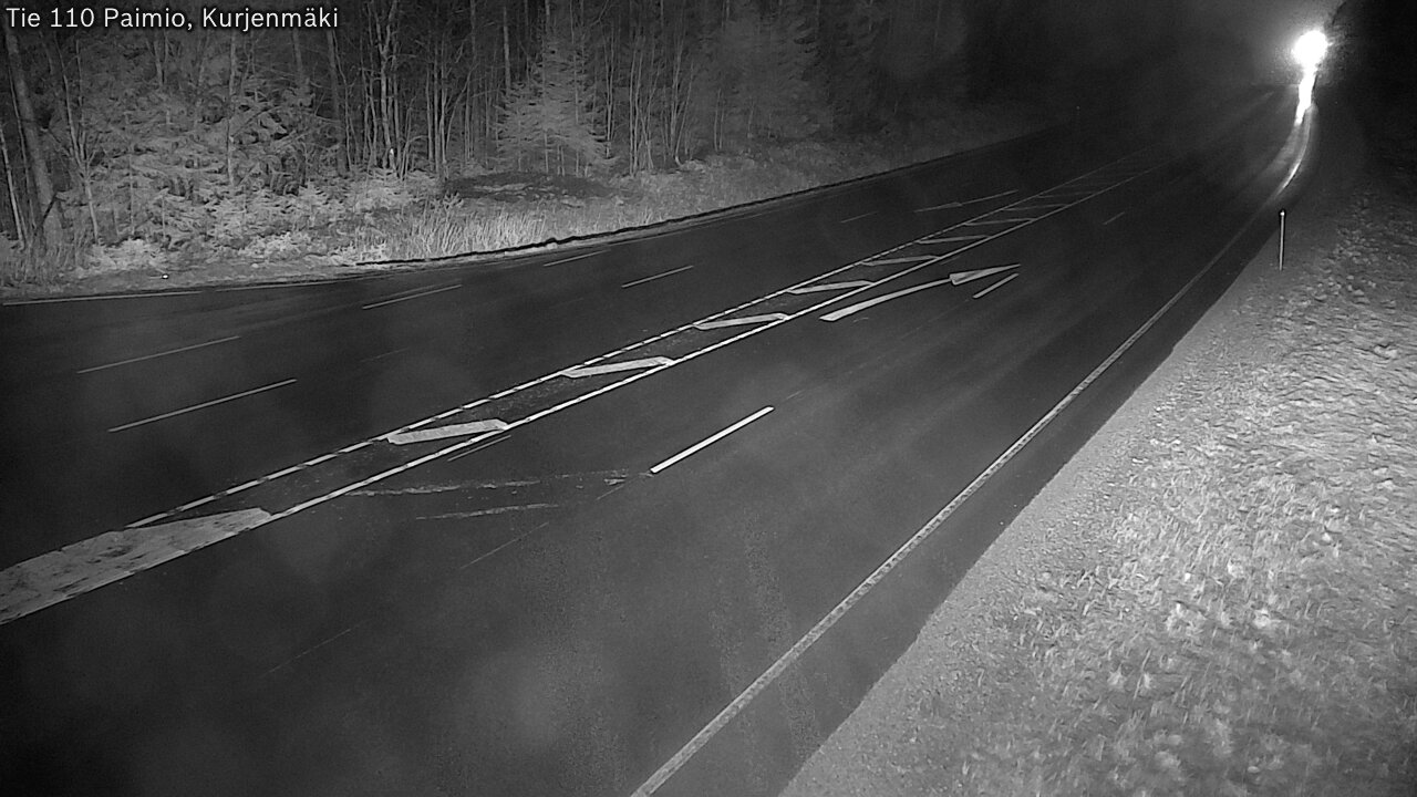 Weather Camera Image Väg 110 Paimio, Kurjenmäki, Paimio, Varsinais-Suomi