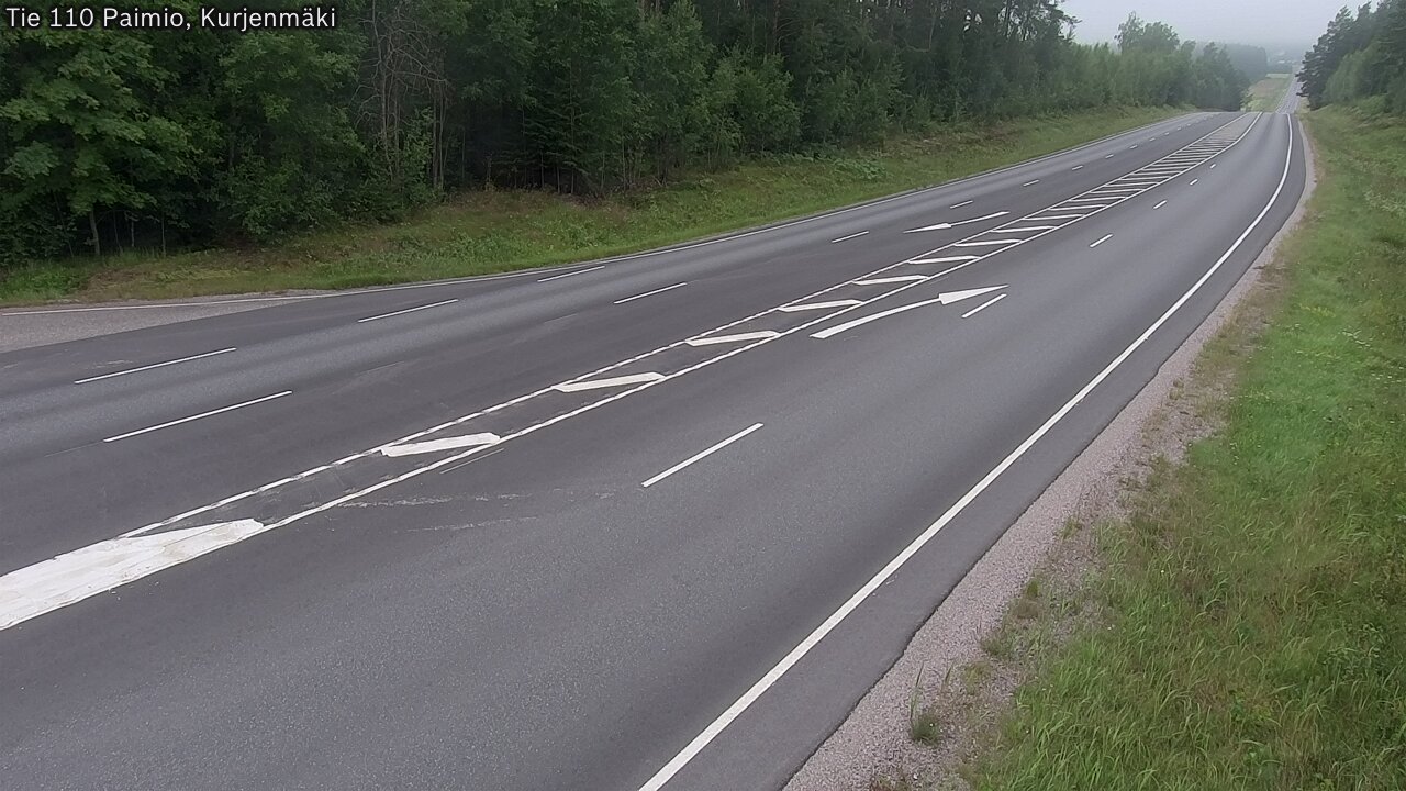Weather Camera Image Road 110 Paimio, Kurjenmäki, Paimio, Varsinais-Suomi