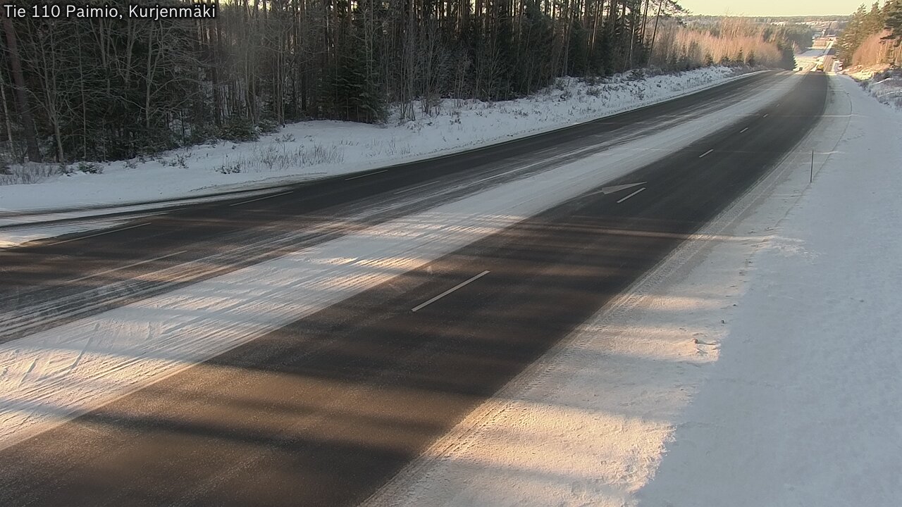 Weather Camera Image Road 110 Paimio, Kurjenmäki, Paimio, Varsinais-Suomi