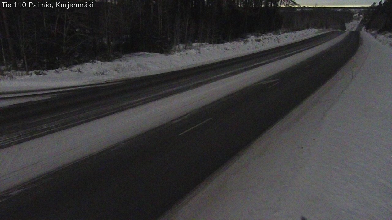 Weather Camera Image Road 110 Paimio, Kurjenmäki, Paimio, Varsinais-Suomi
