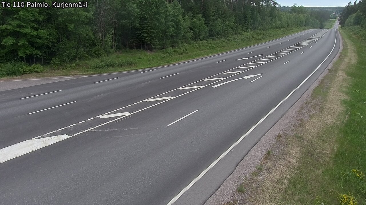 Kelikamerat Kuva Tie 110 Paimio, Kurjenmäki, Paimio, Varsinais-Suomi