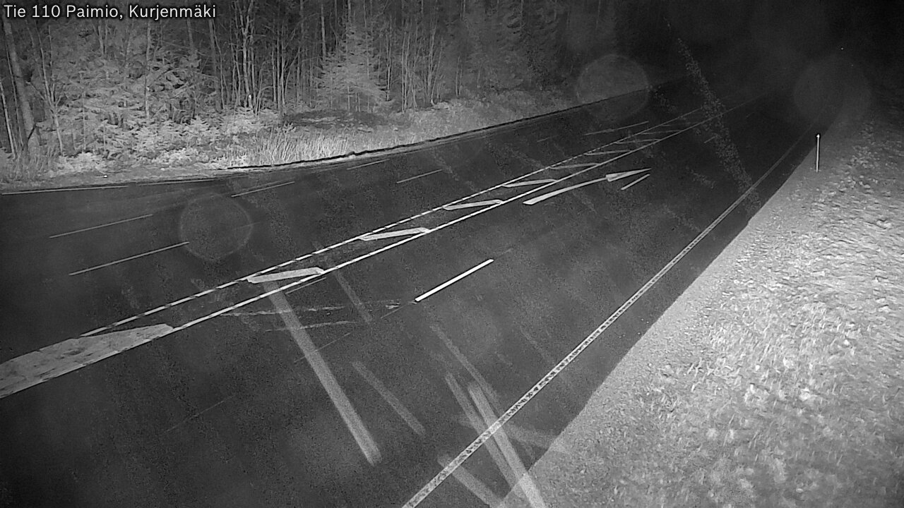 Weather Camera Image Väg 110 Paimio, Kurjenmäki, Paimio, Varsinais-Suomi