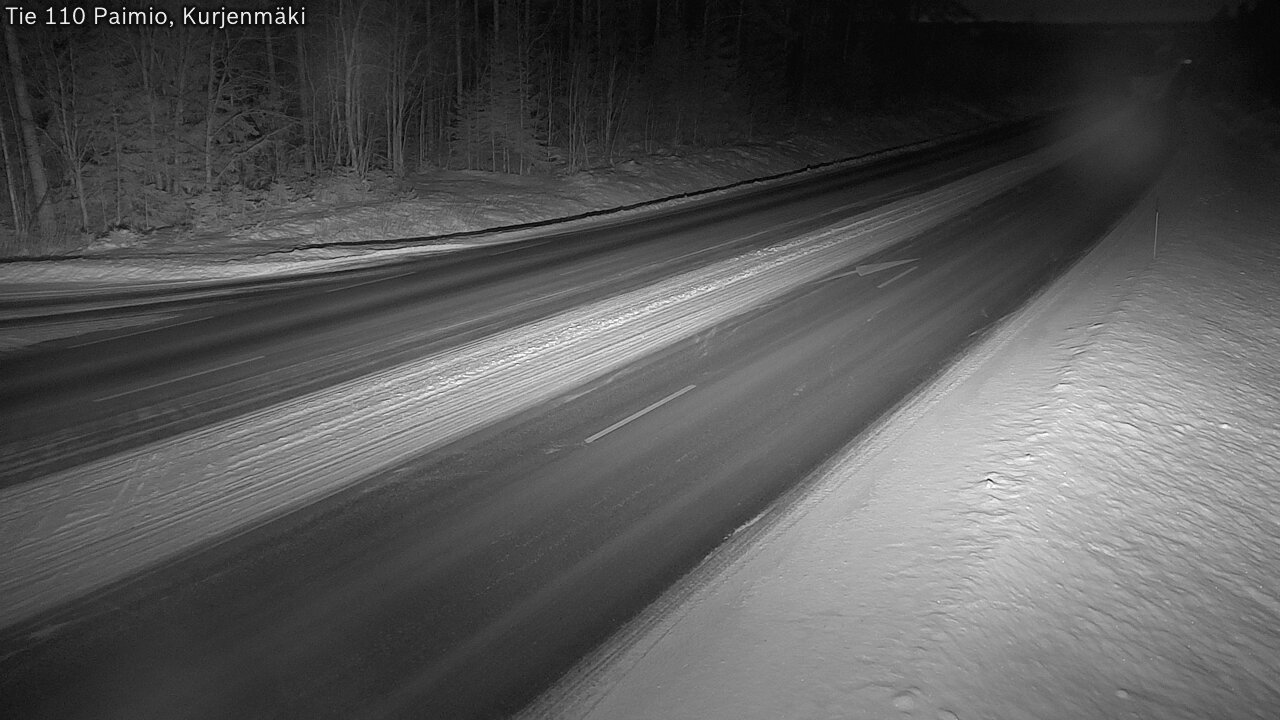 Weather Camera Image Väg 110 Paimio, Kurjenmäki, Paimio, Varsinais-Suomi