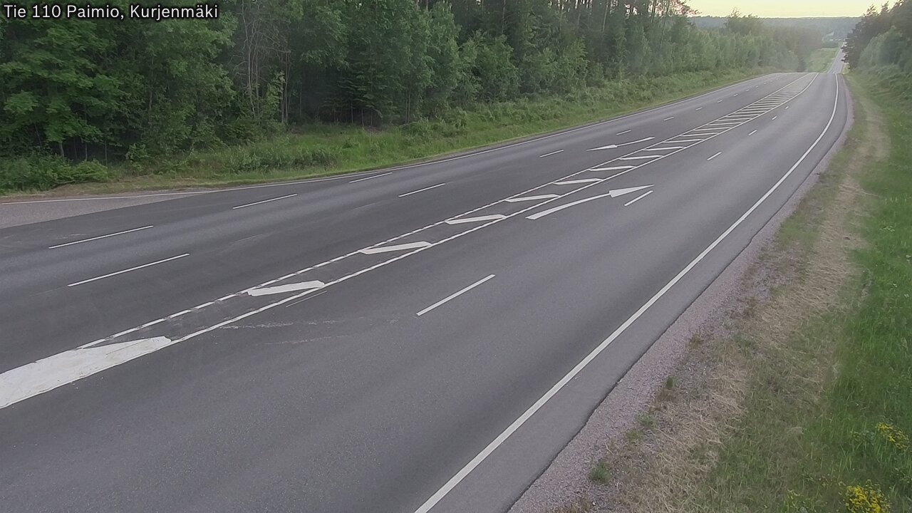 Kelikamerat Kuva Tie 110 Paimio, Kurjenmäki, Paimio, Varsinais-Suomi