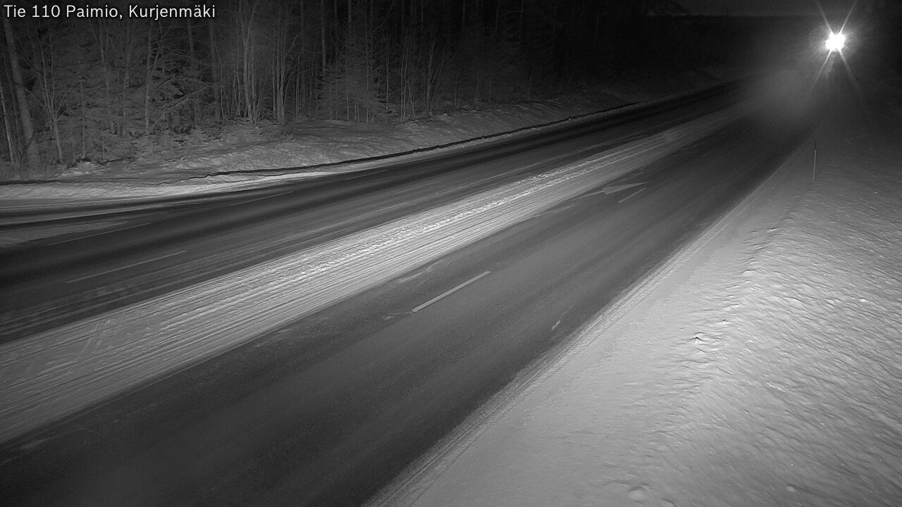 Weather Camera Image Väg 110 Paimio, Kurjenmäki, Paimio, Varsinais-Suomi