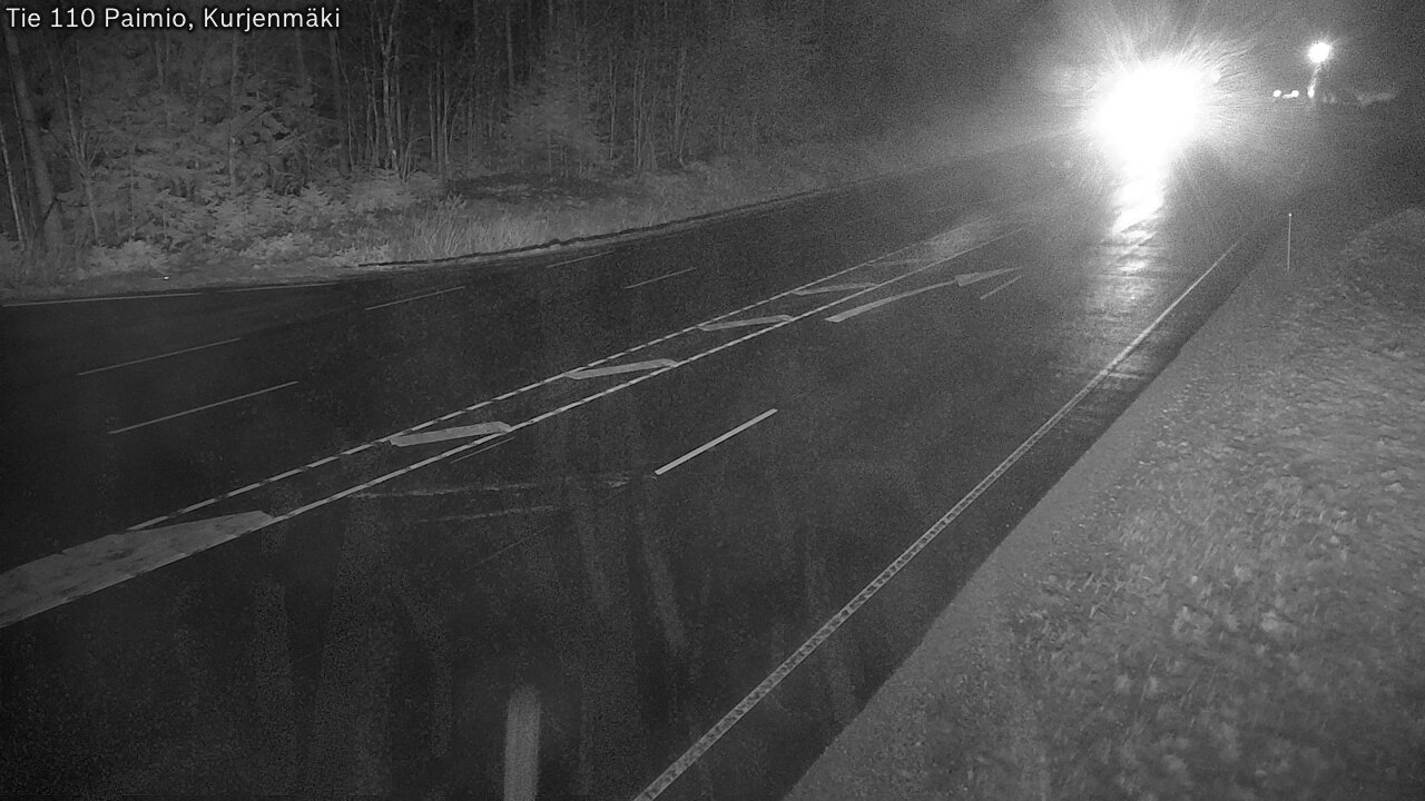 Weather Camera Image Väg 110 Paimio, Kurjenmäki, Paimio, Varsinais-Suomi