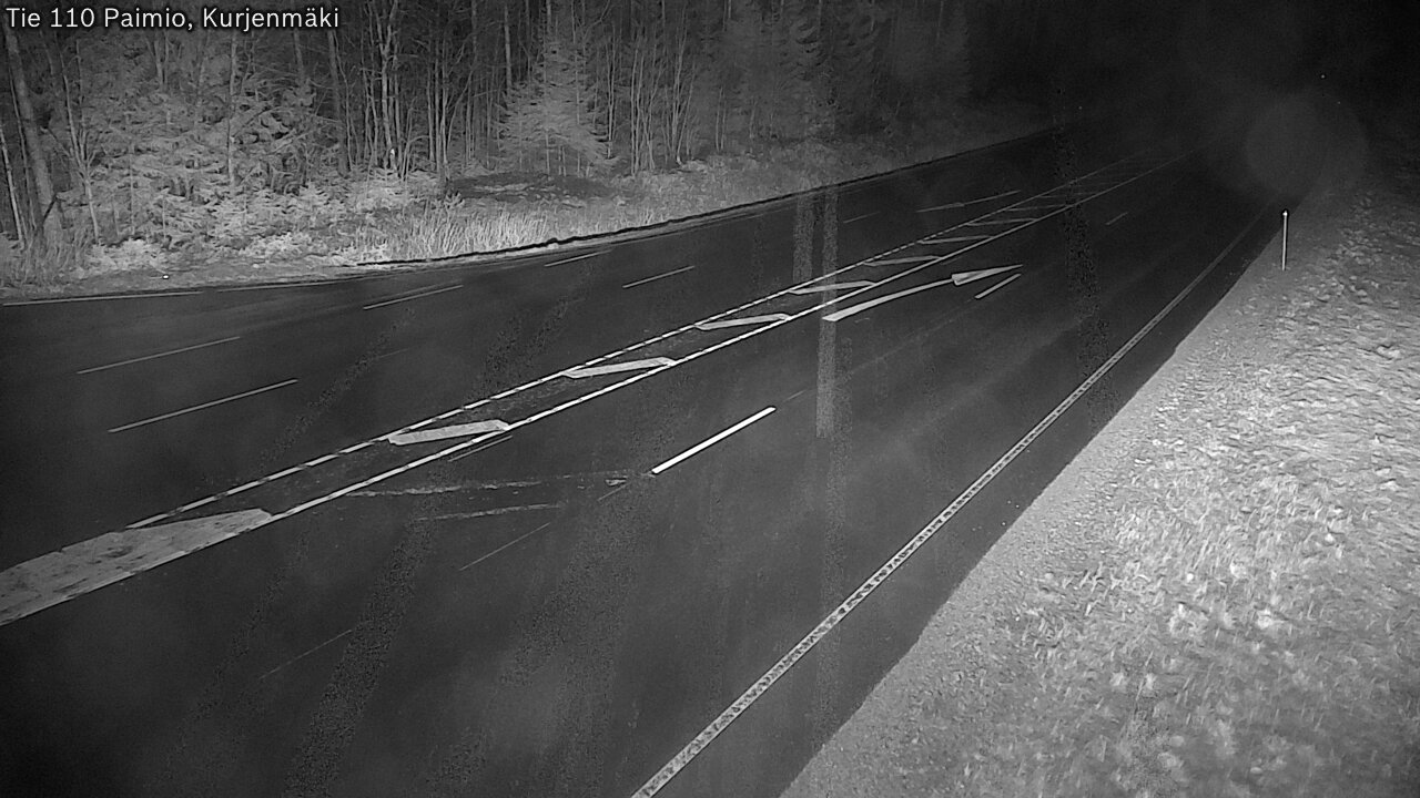 Weather Camera Image Väg 110 Paimio, Kurjenmäki, Paimio, Varsinais-Suomi