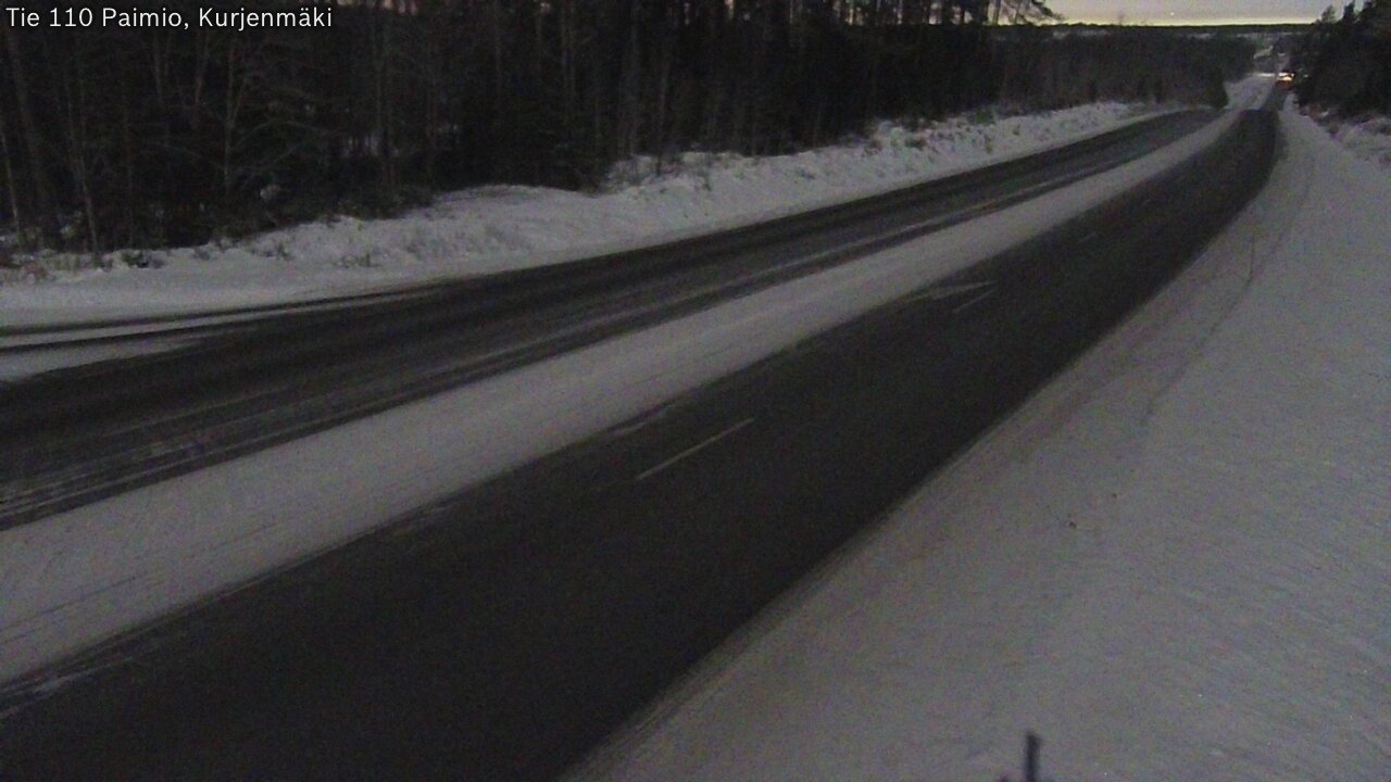 Weather Camera Image Road 110 Paimio, Kurjenmäki, Paimio, Varsinais-Suomi