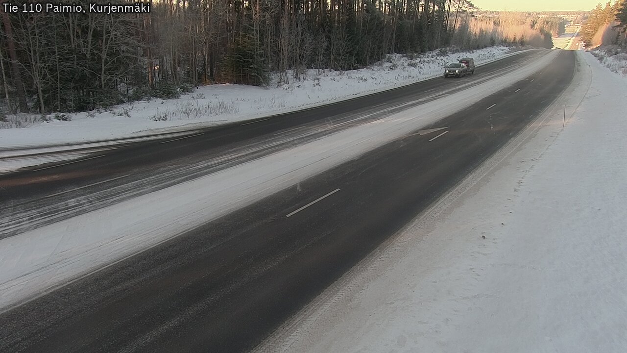 Weather Camera Image Road 110 Paimio, Kurjenmäki, Paimio, Varsinais-Suomi