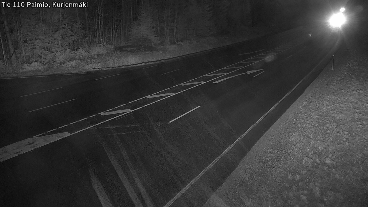 Weather Camera Image Väg 110 Paimio, Kurjenmäki, Paimio, Varsinais-Suomi