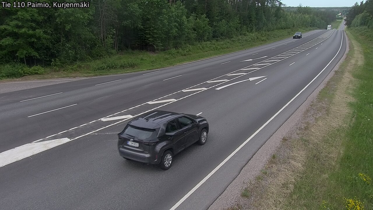 Weather Camera Image Road 110 Paimio, Kurjenmäki, Paimio, Varsinais-Suomi