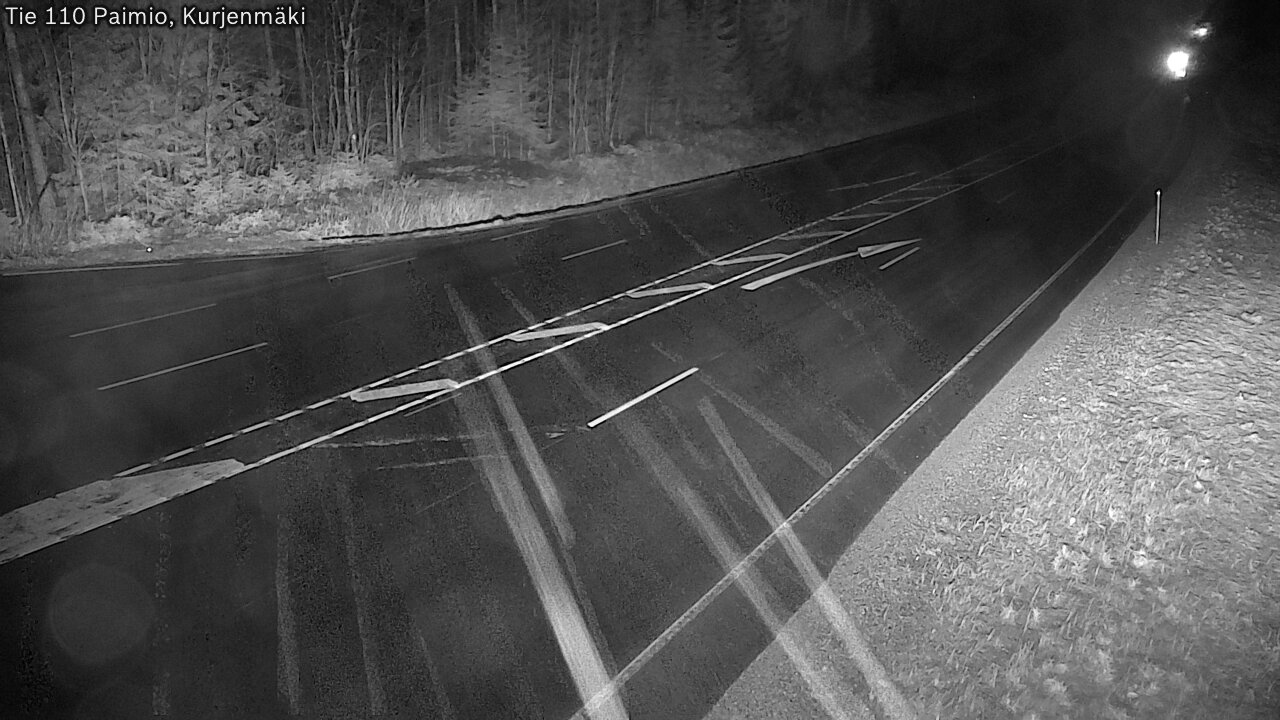 Weather Camera Image Väg 110 Paimio, Kurjenmäki, Paimio, Varsinais-Suomi