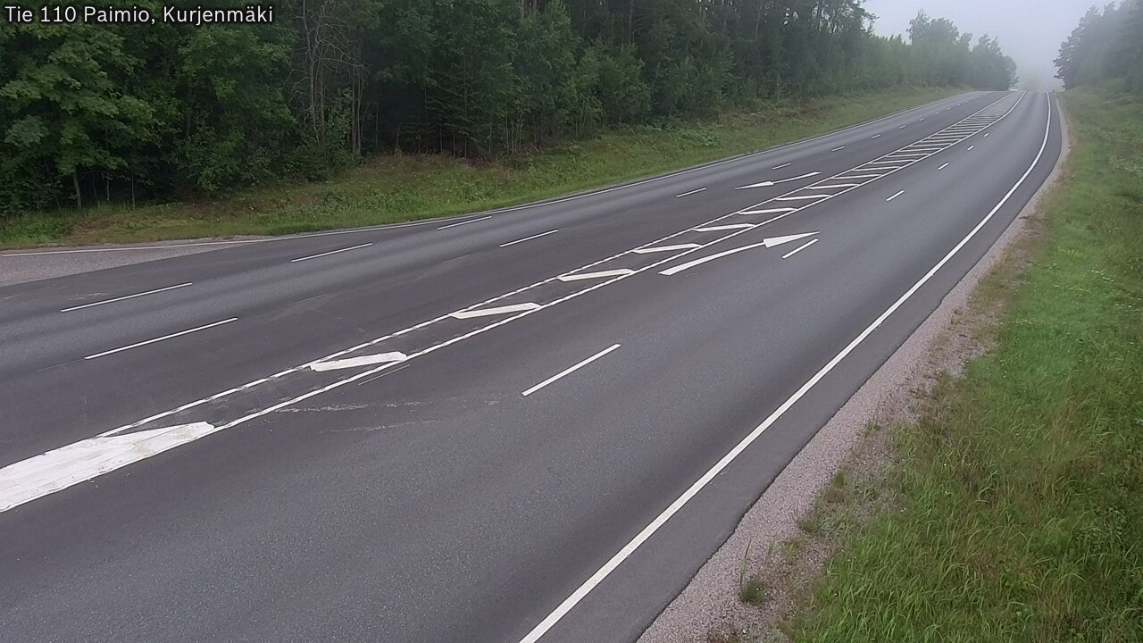 Weather Camera Image Väg 110 Paimio, Kurjenmäki, Paimio, Varsinais-Suomi