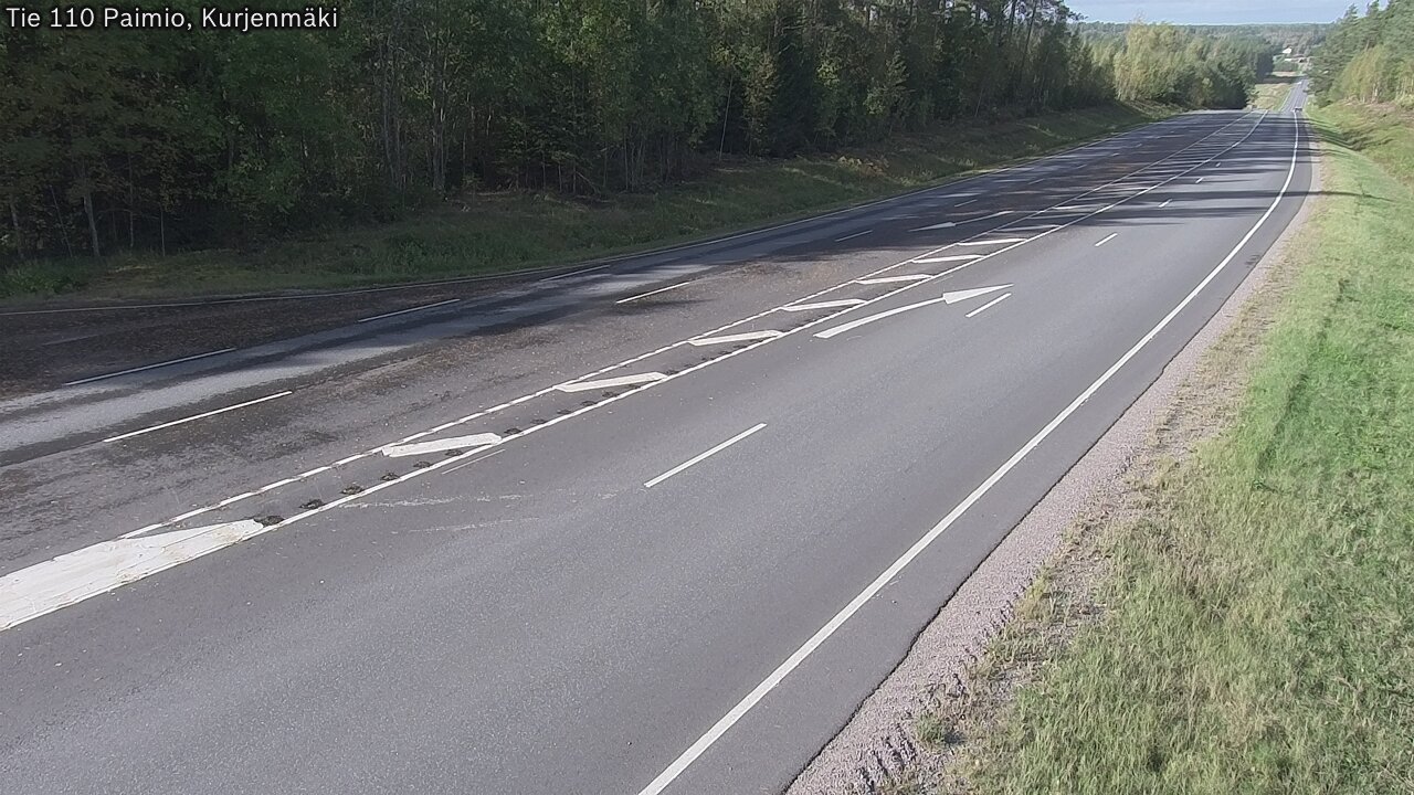Weather Camera Image Road 110 Paimio, Kurjenmäki, Paimio, Varsinais-Suomi