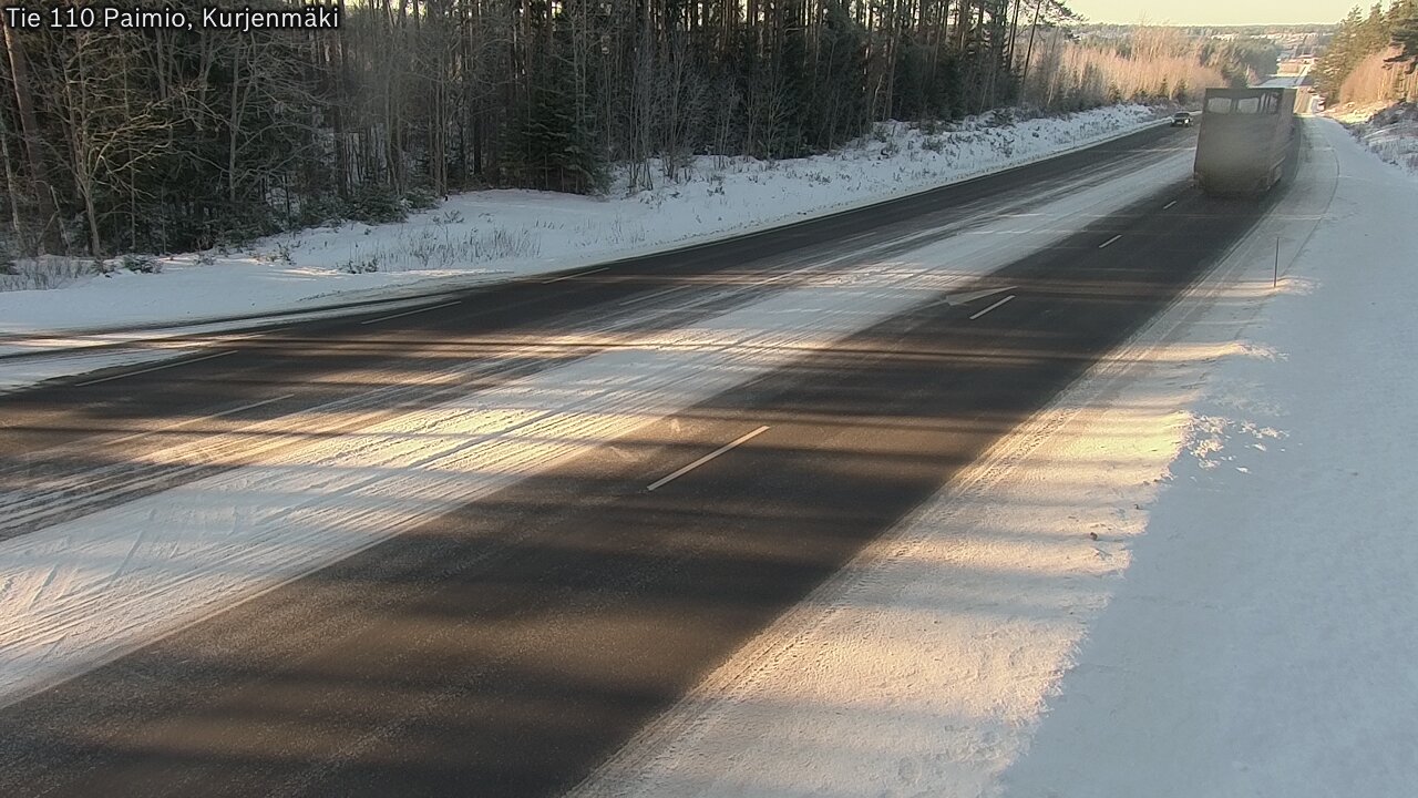Weather Camera Image Road 110 Paimio, Kurjenmäki, Paimio, Varsinais-Suomi