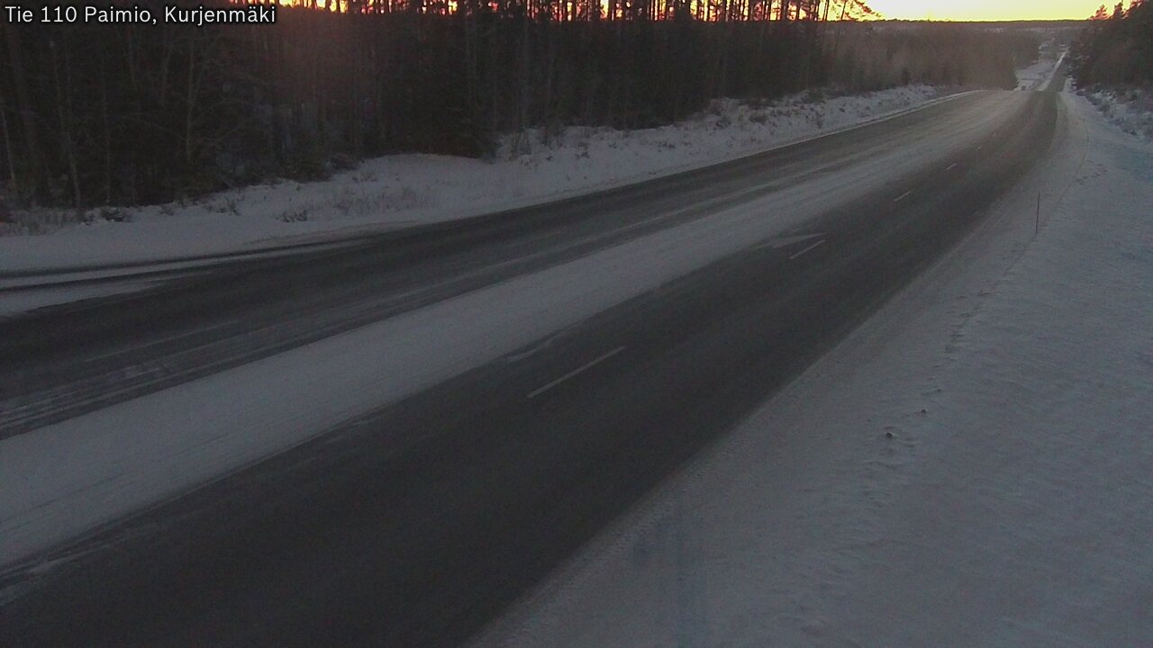 Weather Camera Image Road 110 Paimio, Kurjenmäki, Paimio, Varsinais-Suomi