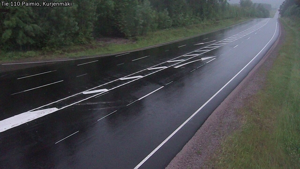Weather Camera Image Road 110 Paimio, Kurjenmäki, Paimio, Varsinais-Suomi