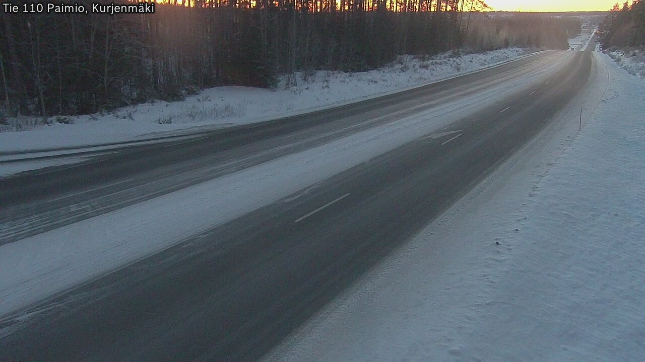 Weather Camera Image Road 110 Paimio, Kurjenmäki, Paimio, Varsinais-Suomi