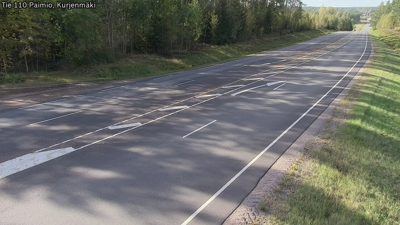 Weather Camera Image Väg 110 Paimio, Kurjenmäki, Paimio, Varsinais-Suomi