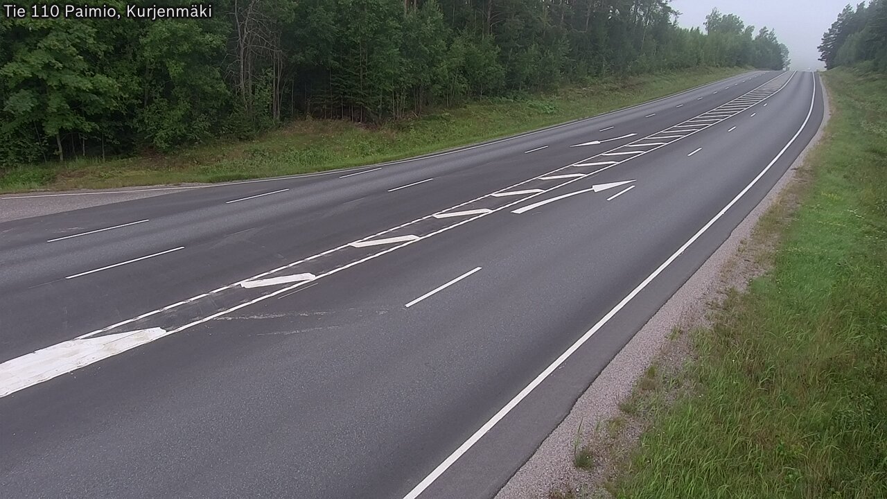 Weather Camera Image Väg 110 Paimio, Kurjenmäki, Paimio, Varsinais-Suomi