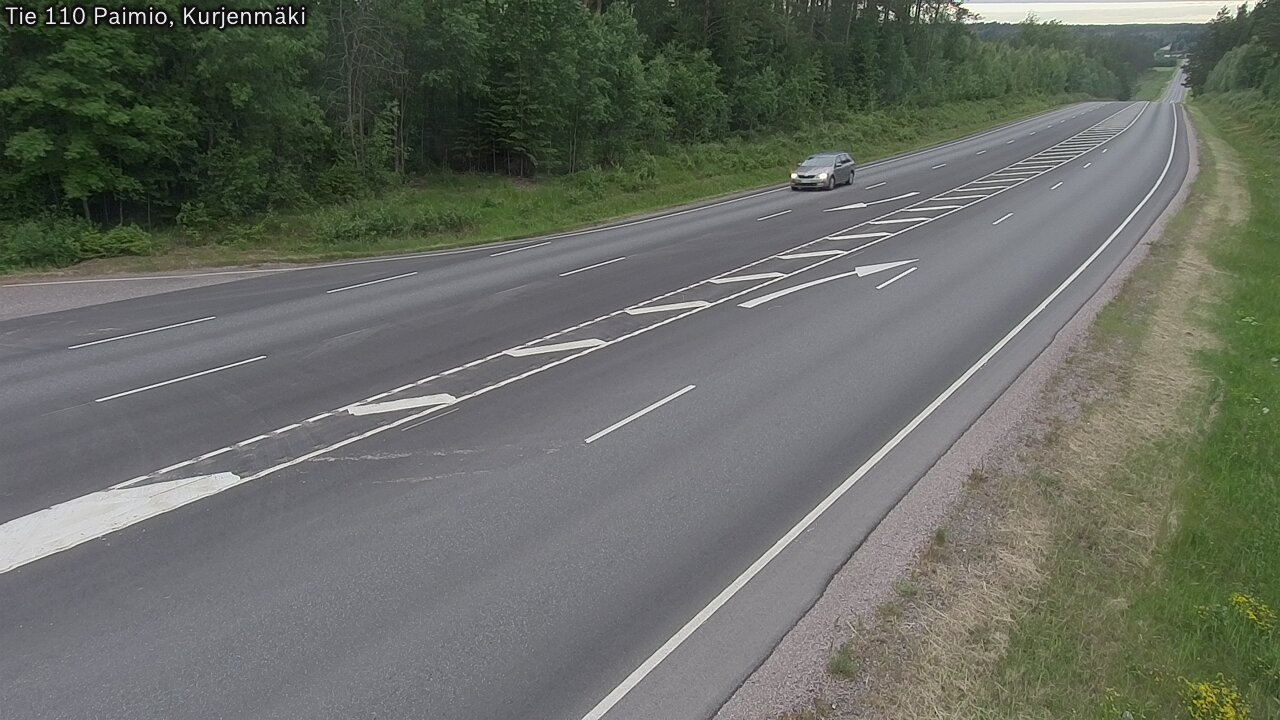 Kelikamerat Kuva Tie 110 Paimio, Kurjenmäki, Paimio, Varsinais-Suomi