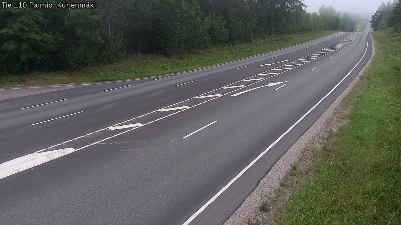 Weather Camera Image Road 110 Paimio, Kurjenmäki, Paimio, Varsinais-Suomi