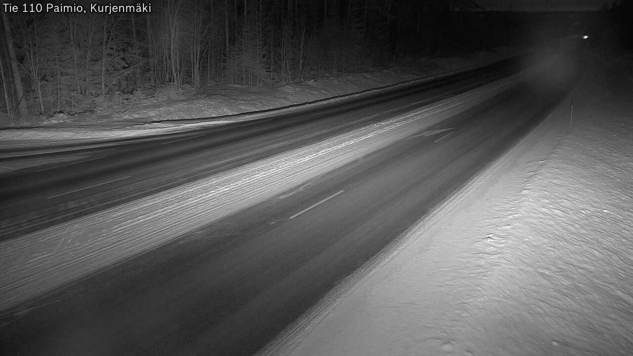 Weather Camera Image Väg 110 Paimio, Kurjenmäki, Paimio, Varsinais-Suomi