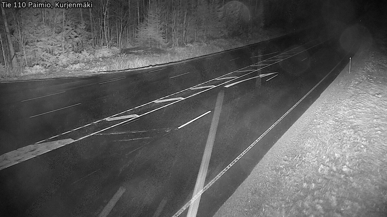 Weather Camera Image Väg 110 Paimio, Kurjenmäki, Paimio, Varsinais-Suomi