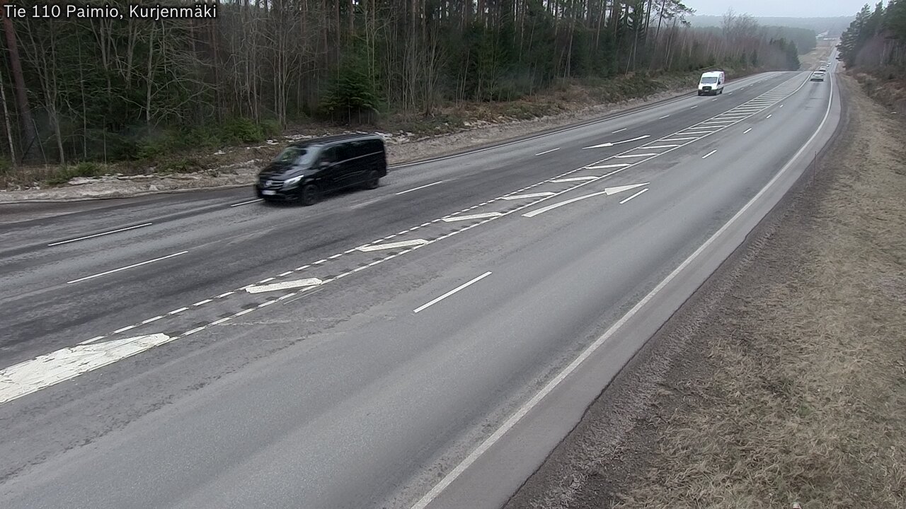 Weather Camera Image Road 110 Paimio, Kurjenmäki, Paimio, Varsinais-Suomi