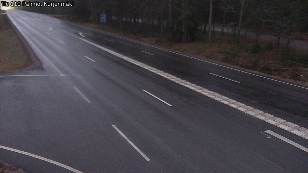 Weather Camera Image Road 110 Paimio, Kurjenmäki, Paimio, Varsinais-Suomi
