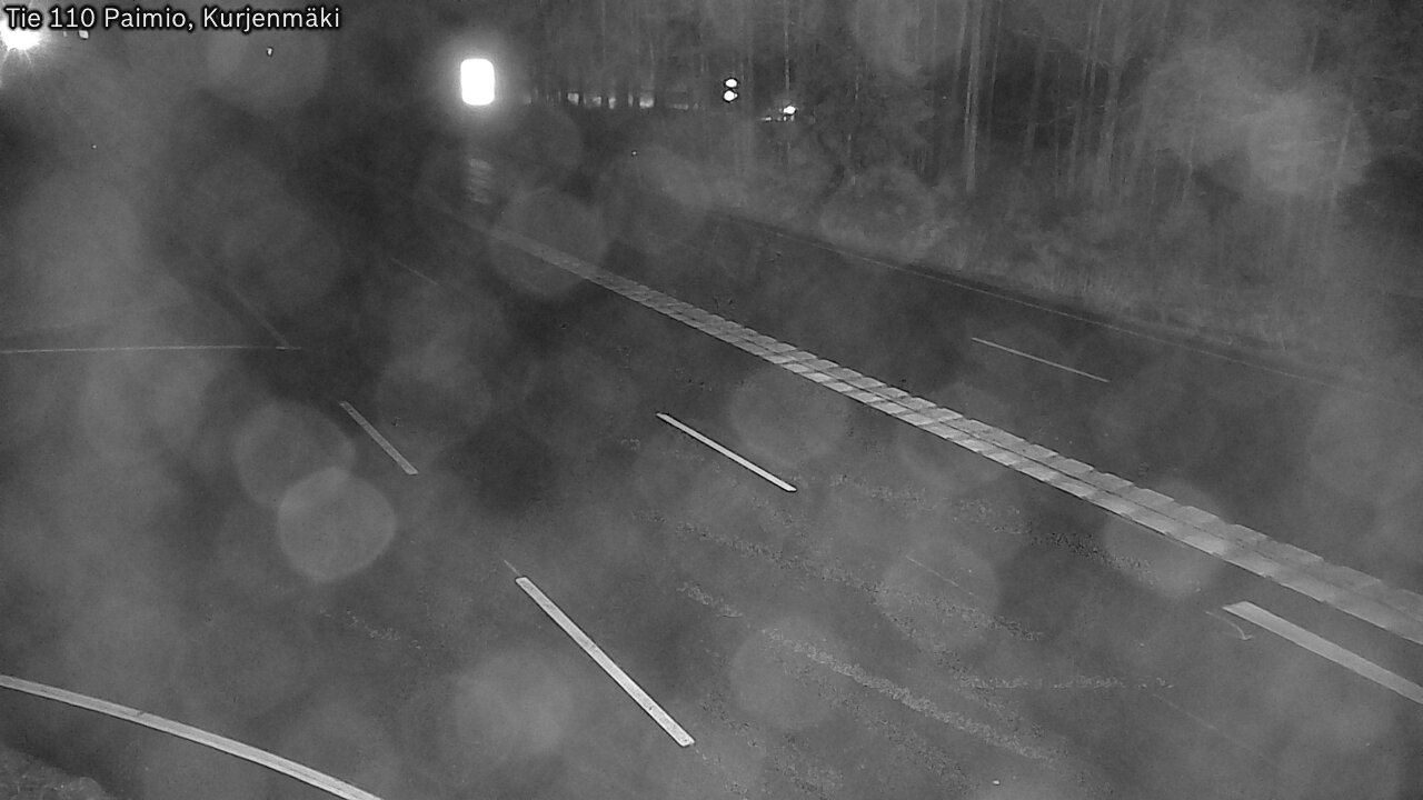 Weather Camera Image Road 110 Paimio, Kurjenmäki, Paimio, Varsinais-Suomi