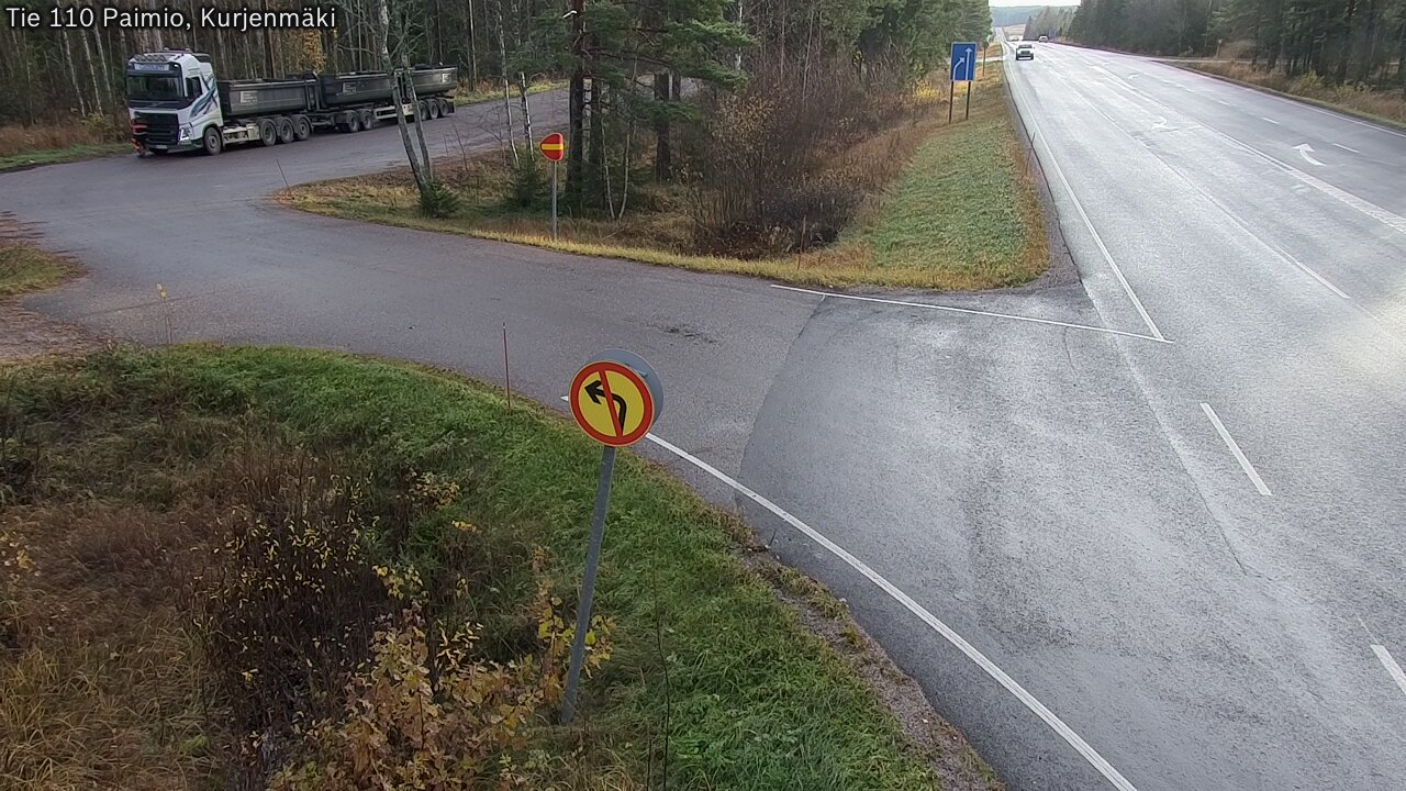 Kelikamerat Kuva Tie 110 Paimio, Kurjenmäki, Paimio, Varsinais-Suomi