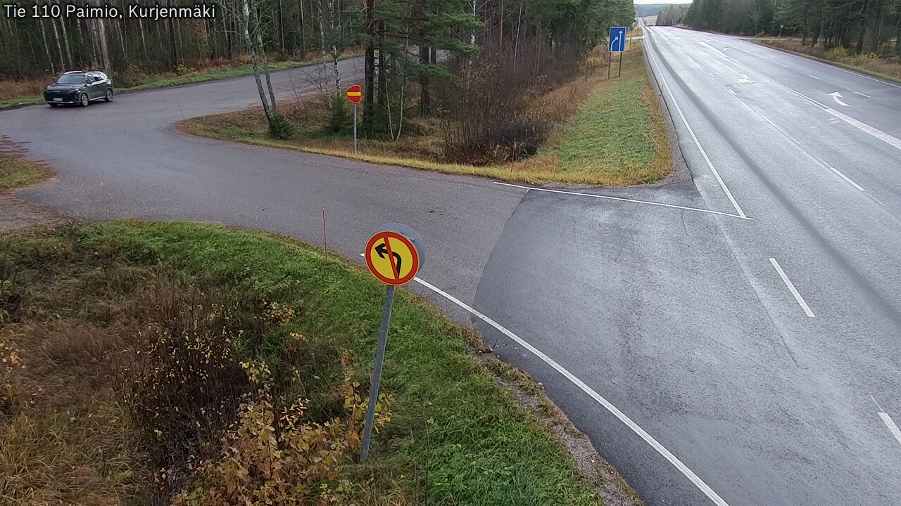 Kelikamerat Kuva Tie 110 Paimio, Kurjenmäki, Paimio, Varsinais-Suomi