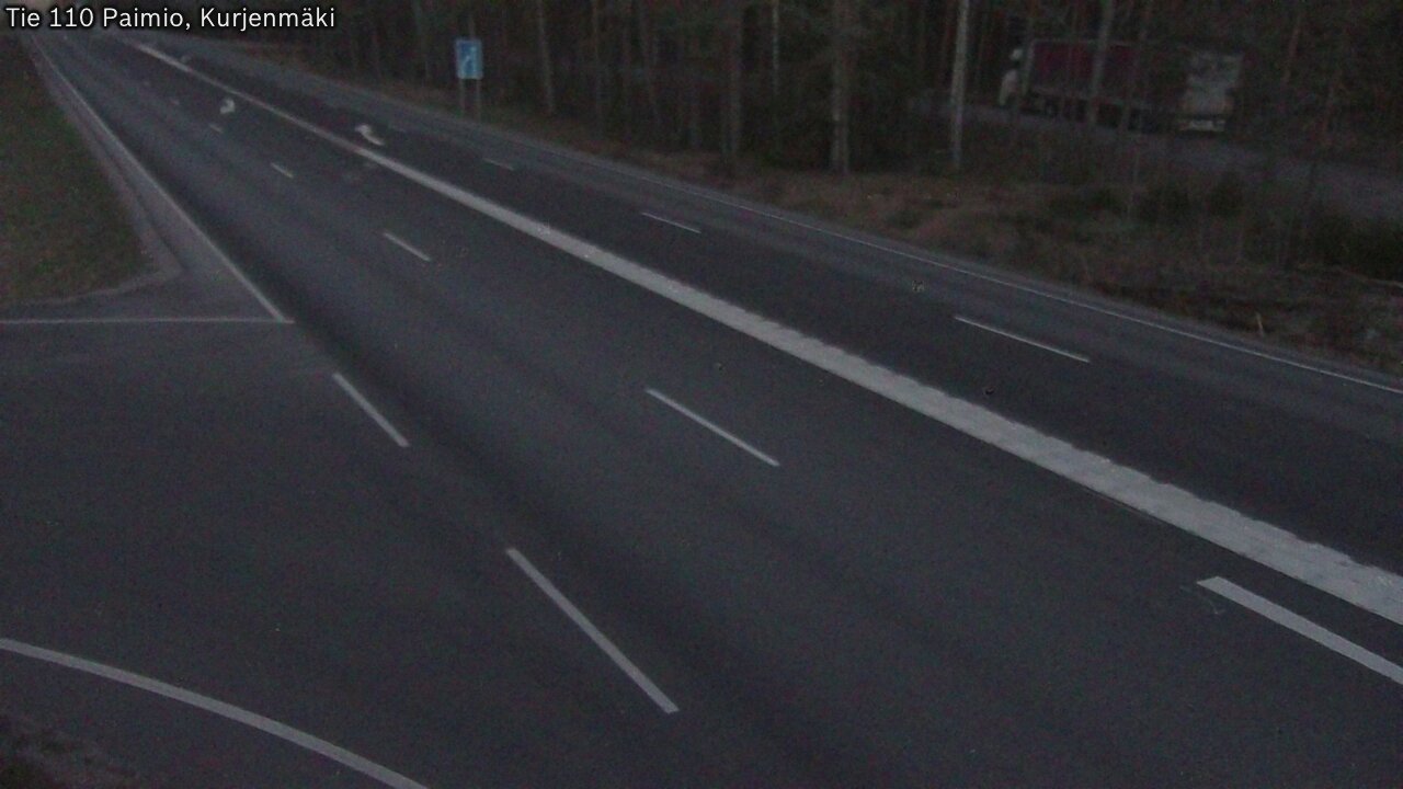 Weather Camera Image Road 110 Paimio, Kurjenmäki, Paimio, Varsinais-Suomi