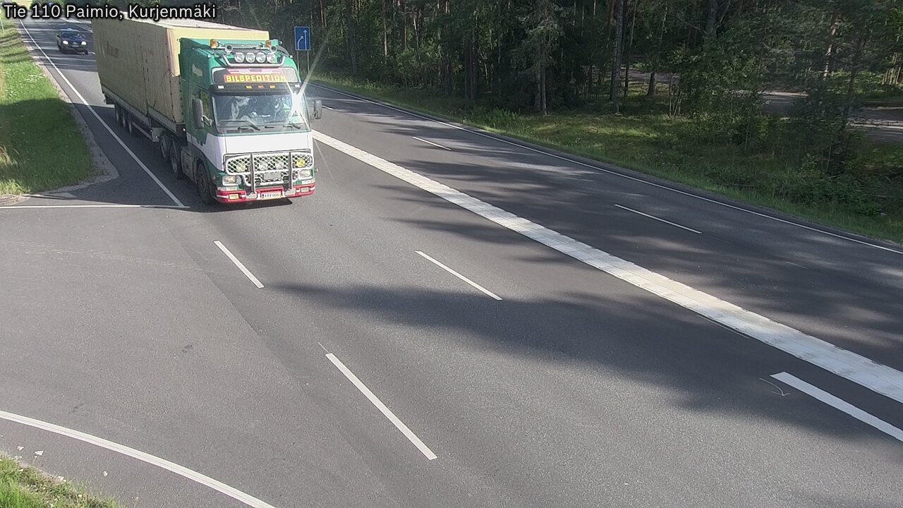 Kelikamerat Kuva Tie 110 Paimio, Kurjenmäki, Paimio, Varsinais-Suomi