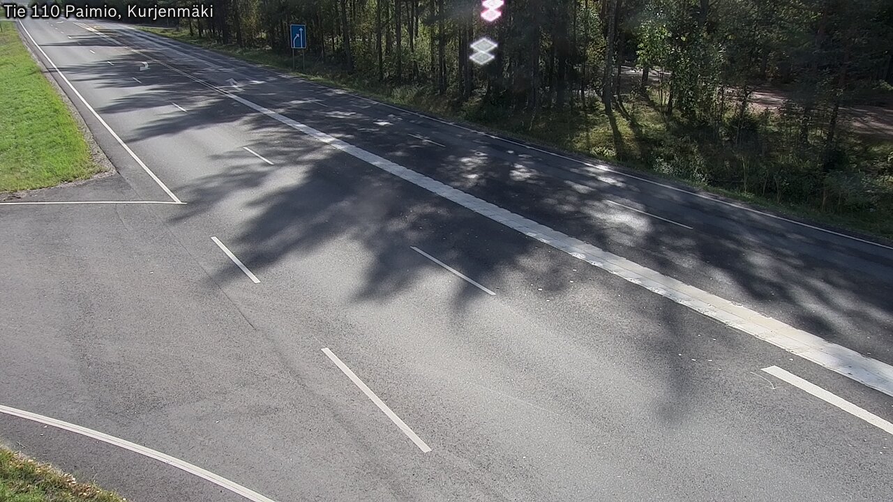 Weather Camera Image Väg 110 Paimio, Kurjenmäki, Paimio, Varsinais-Suomi