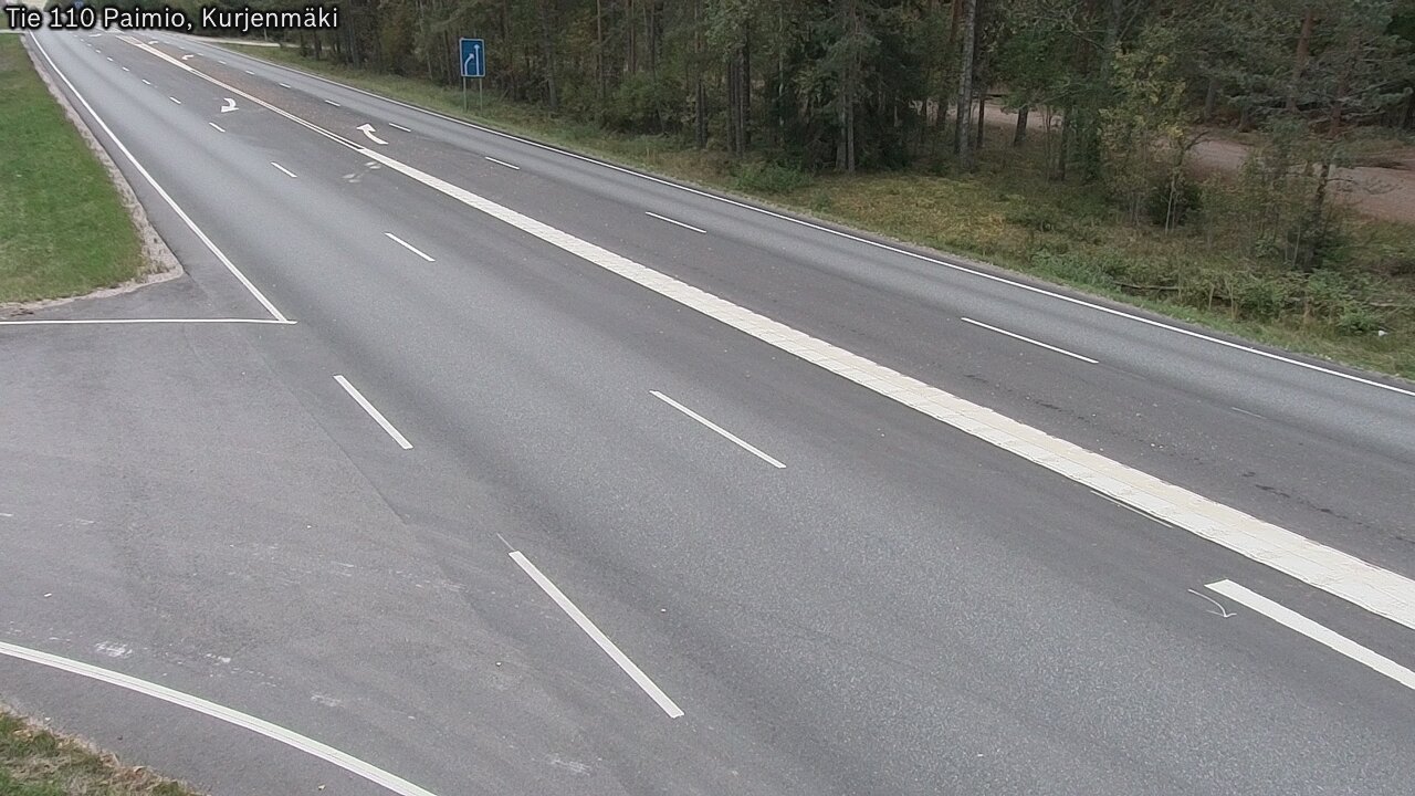 Kelikamerat Kuva Tie 110 Paimio, Kurjenmäki, Paimio, Varsinais-Suomi