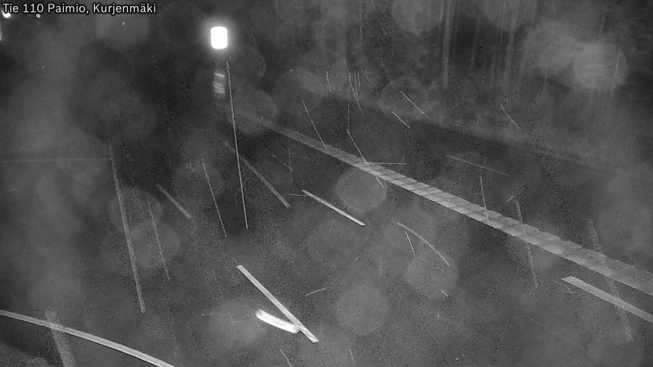 Weather Camera Image Road 110 Paimio, Kurjenmäki, Paimio, Varsinais-Suomi