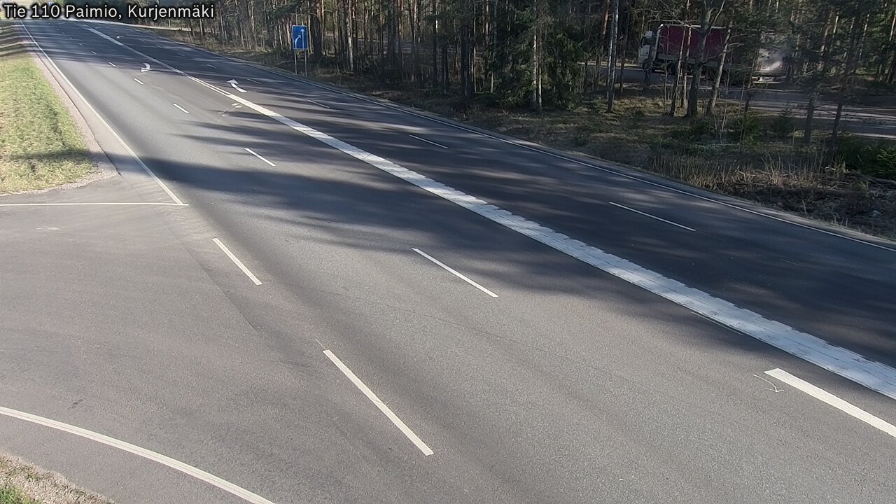 Kelikamerat Kuva Tie 110 Paimio, Kurjenmäki, Paimio, Varsinais-Suomi