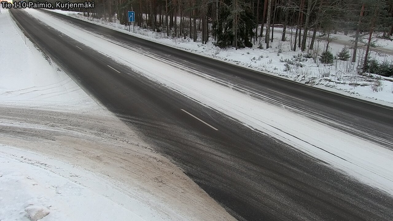 Weather Camera Image Road 110 Paimio, Kurjenmäki, Paimio, Varsinais-Suomi