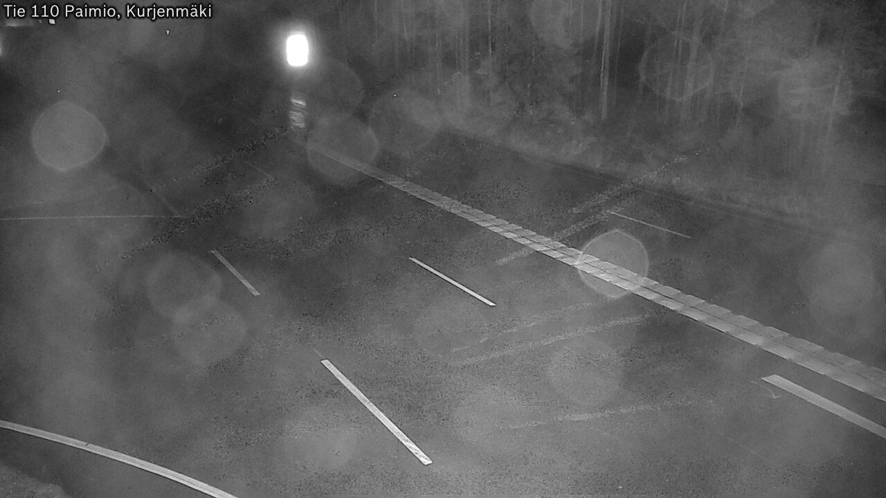 Weather Camera Image Road 110 Paimio, Kurjenmäki, Paimio, Varsinais-Suomi