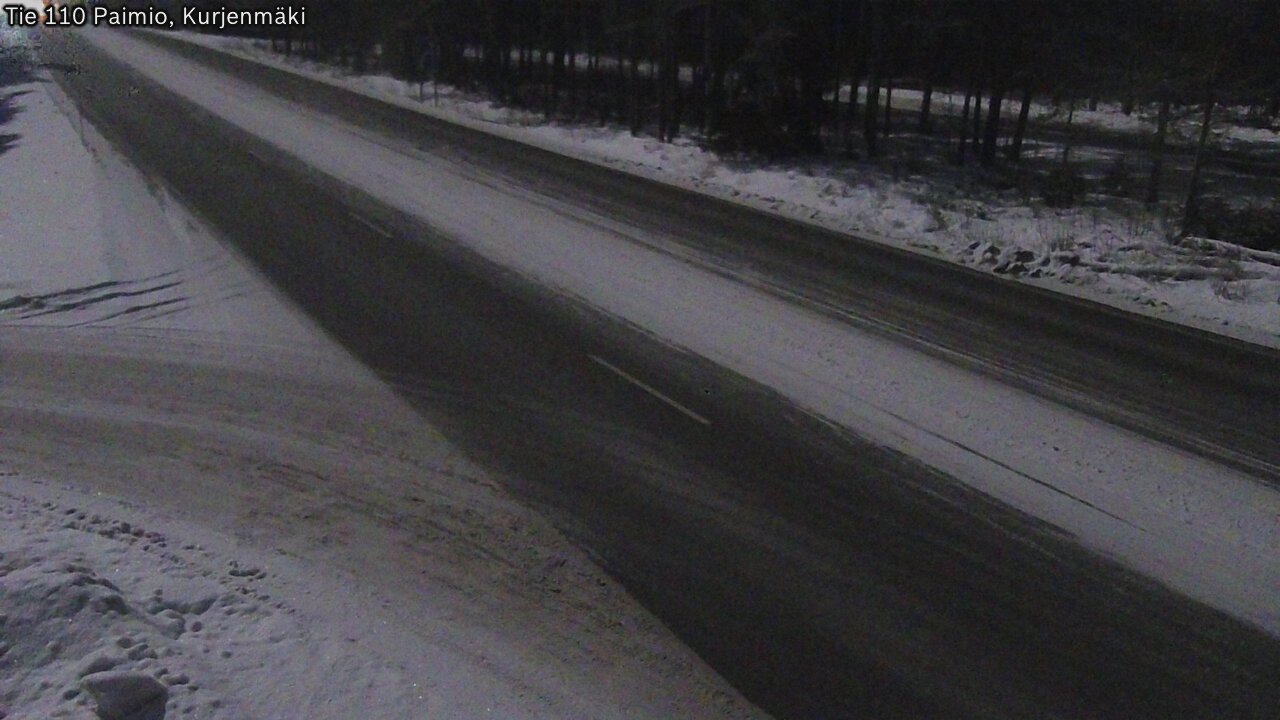 Weather Camera Image Road 110 Paimio, Kurjenmäki, Paimio, Varsinais-Suomi
